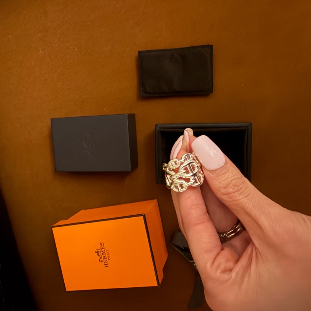 Hermes Chaine d'ancre Enchainee ring, large model - Picture 6 of 9